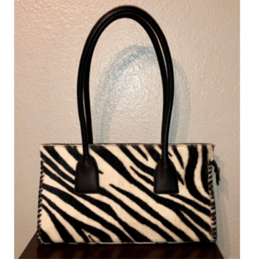Juan Antonio Zebra Large Purse